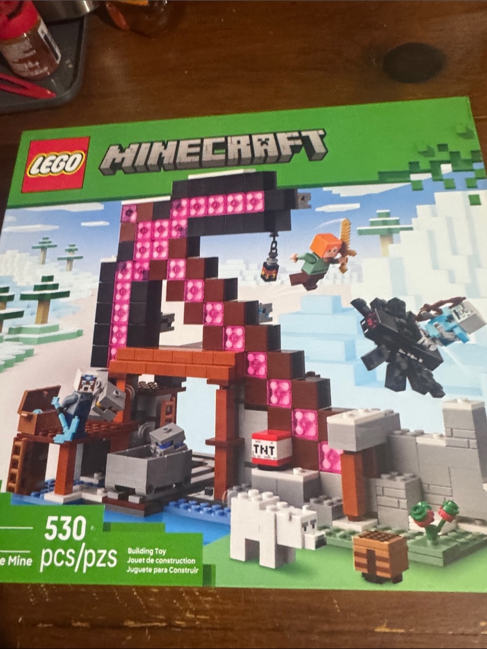Lego Minecraft Black and Pink Nether-Style Mine Playset